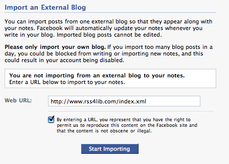 Facebook notes terms and conditions